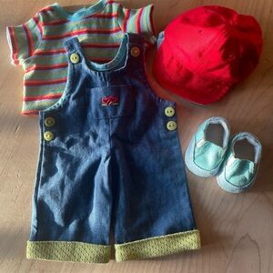Bitty Baby Twin boy meet outfit complete